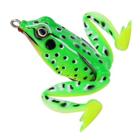 YIGSECU Swimbait 5cm Artificial Fishing Lures with Hook Frogs Crankbait Lures Soft Baits