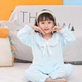 thumbnail image 1 of Pijama de encaje para niños y niñas, traje de franela para el hogar, conjunto de pijamas de invierno, ropa cálida de Navidad, 1 of 4