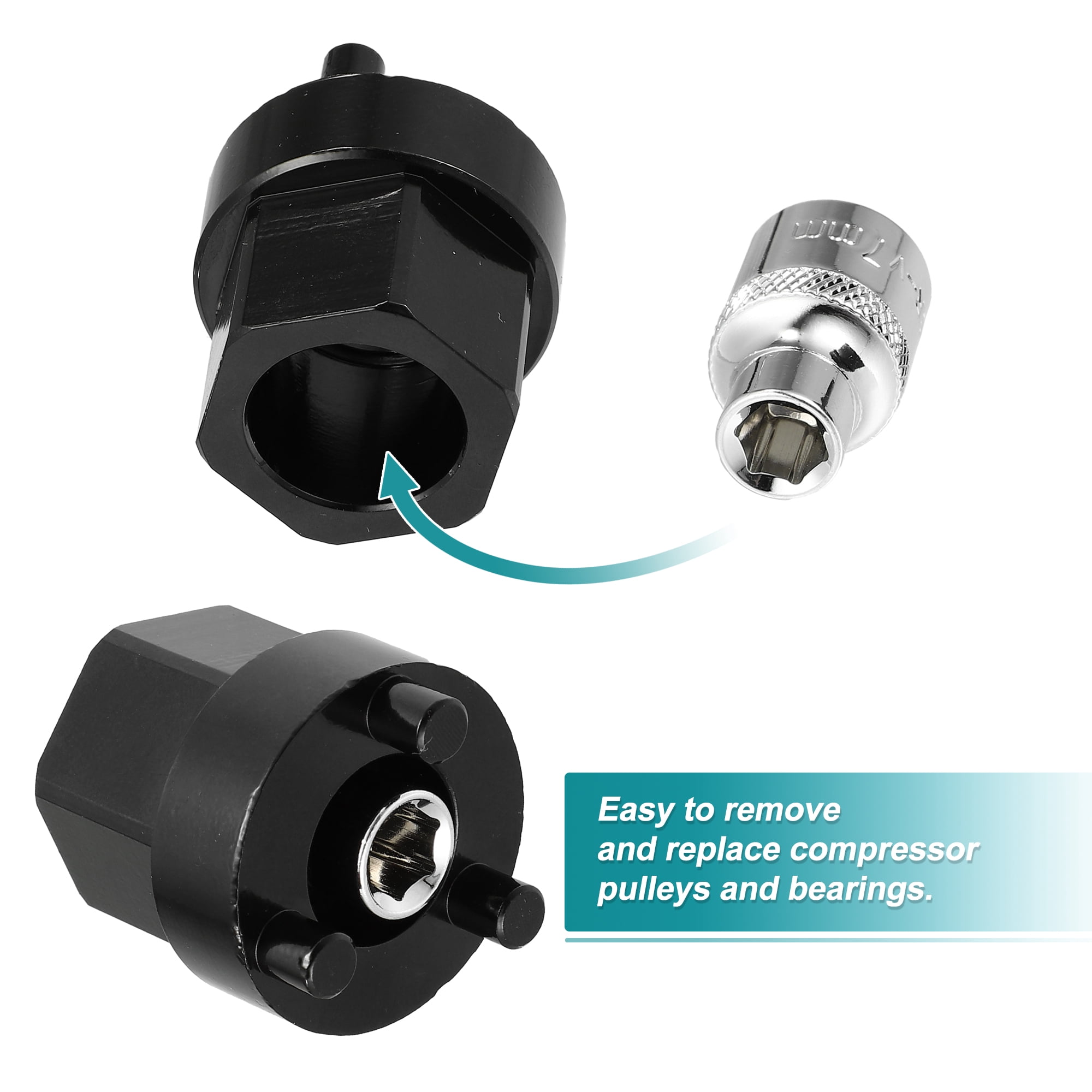 Unique Bargains 20mm A/C Compressor Clutch Hub Remover Tool for Mercedes-Benz C350 CL550