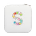 thumbnail image 2 of Jewelry Organizer Initial Travel Jewelry Case Portable Jewelry Travel Boxes Jewelry Organizer Personalized Jewelry Box Gifts For Women And Girls For Pantry, Cubbies, Toy And Closet Organization, 2 of 3