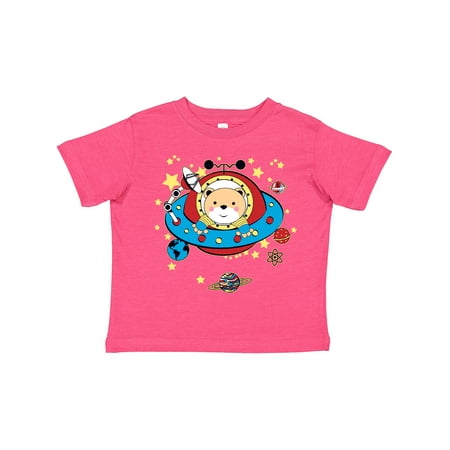 

Inktastic UFO Space Bear Gift Toddler Boy or Toddler Girl T-Shirt