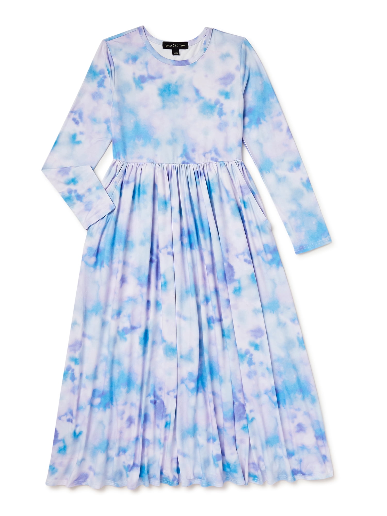 maxi dress with pockets and sleeves
