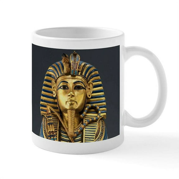 CafePress - King Tut Mug - 11 oz Ceramic Mug - Novelty Coffee Tea Cup