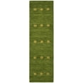 thumbnail image 2 of Safavieh Himalaya Derbhile Solid Wool Runner Rug, Green, 2'3" x 6', 2 of 8