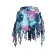 thumbnail image 3 of Lovelywholesale Tie-dye Tassel Design Denim Shorts, 3 of 4