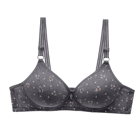 Siilsaa Sexy Lingerie for Women Women s Push Up Bra Racerback Front Closure Bras Lace Padded Underwire Plunge Floral Black 95