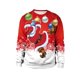 thumbnail image 1 of Sudadera con estampado de Navidad para hombre, chándal de dos piezas, ropa de calle falsa para pareja, otoño, 1 of 4