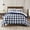 Navy, variant on Serta Simply Clean Alex Buffalo Check Plaid 7-Piece Bedding Set, King