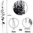 thumbnail image 2 of 36 Pcs Black Eucalyptus Stems Artificial Eucalyptus Leaves Decor Eucalyptus Branches Fake Eucalyptus with Fake Leaves 15 inch Faux Eucalyptus Stem for Vase Wedding Bouquet Home, 2 of 6