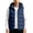 Dark Blue, variant on Xdegoge Mens Hooded Puffer Vest Sleeveless Winter Jacket Thick Insulated Warm Quilted Gilet Full Zip Windproof Outerwear for Cold Weather Casual Outdoor Layering