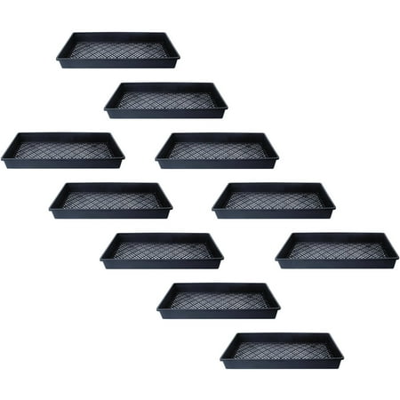 ALEKO 10PP540BK Large Drainage Holes Seedling Plastic Growing Plant