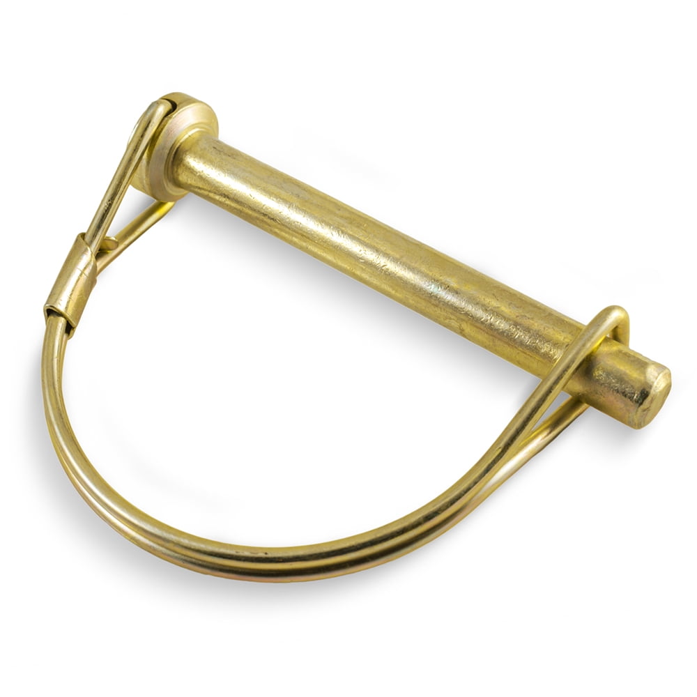 PTO Shaft Locking Hitch Pin 5/16" x 21/4 Inch with Round Wire Retainer