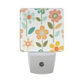 thumbnail image 6 of Yayeee LED Plug in Night Light for The Home with Auto Dusk to Dawn Light Sensors, 2 Pack, Orange Retro Flower, 6 of 6