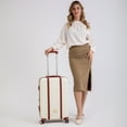 thumbnail image 4 of BADGLEY MISCHKA Mia 3 Piece Expandable Retro Luggage Set (Champagne), 4 of 9