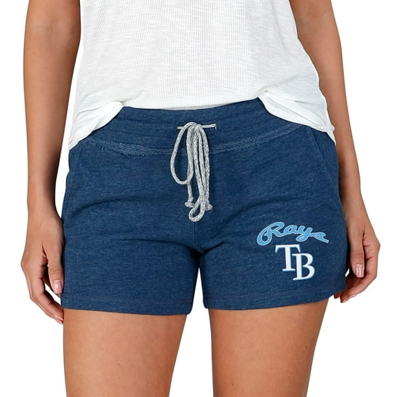 Women's Concepts Sport Navy Tampa Bay Rays Mainstream Terry Shorts