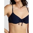 thumbnail image 4 of Time and Tru Women’s and Women's Plus Underwire Eyelet Bikini Top, Sizes XS-3X, 4 of 5