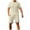 Khaki, variant on Casual Sets for Men 2 Piece Outfits Button Shirt and Shorts Mens Summer Workout Business Athletic Running Gym Tracksuit Set