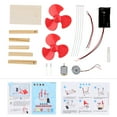 thumbnail image 2 of Generator DIY Wind Generator Unique Power Generator Kit Children Educational Toy Kit 1.5V, 2 of 7