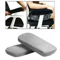thumbnail image 3 of Almohadillas ergonómicas de espuma viscoelástica para silla de oficina, cómodas para reposas de silla de juego para alivio de presión de c gris Macarena almohadillas de reposabrazos, 3 of 7