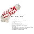 thumbnail image 4 of Combinaison de Récupération pour Chaton après Chirurgie, Respirante, Empêche de Lécher, Chemise de Récupération pour Chats et Chiens, 4 of 8