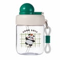 thumbnail image 2 of lhwanj Cute Water Bottle with Straw, Leakproof Summer Cartoon Anti Fall Portable Sports Bottle Cup, Flip Top, Springy Topper, Shoulder Strap, 2 of 3