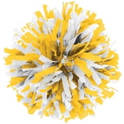 In-Stock Youth Cheerleading Pom Gold/Wht