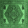 thumbnail image 1 of Ahgly Company Indoor Square Persian Emerald Green Traditional Area Rugs, 5' Square, 1 of 4