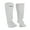 White, variant on Century 1497-010215 Cloth Shin & Instep Pad - Black, Large