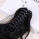 thumbnail image 2 of Long Wavy Ponytail Hair Extension Nature Looking Heat-Resisting Clip in Claw Synthetic Hairpiece(2#), 2 of 3