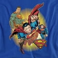 thumbnail image 2 of JLA T-Shirt Superman Collage Unisex Graphic Tee For Men & Women, 2 of 7