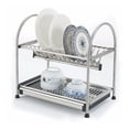 thumbnail image 2 of Double-Layer Stainless Steel Dish Rack, 2 of 4