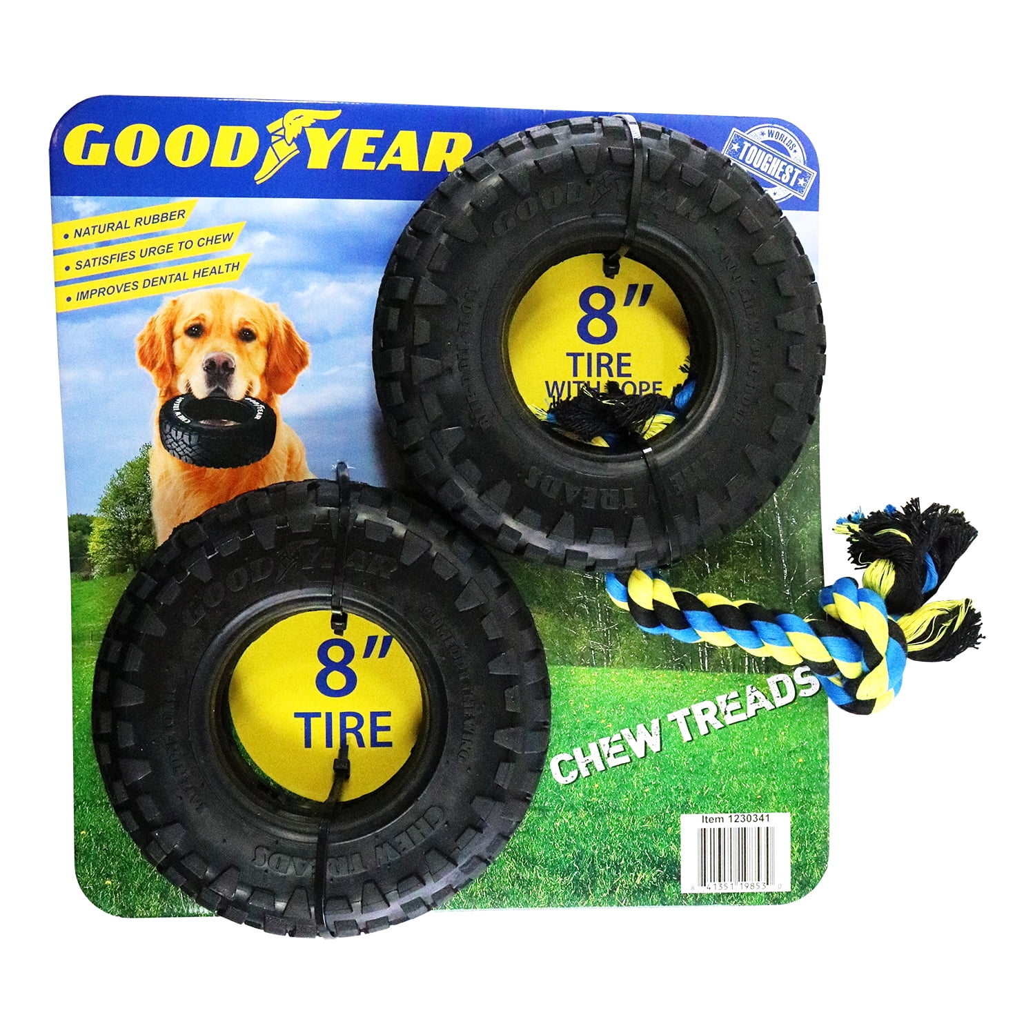tire dog toy