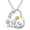 Elephant, variant on Animal Mother Daughter Necklace 925 Sterling Silver Mama Bear Giraffe Elephants Otters Penguins Heart Necklaces Jewelry for Mom Daughter