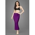thumbnail image 4 of Trendmalls Lycra Spendex Saree Shapewear Petticoat for Women-P01-Levender, 4 of 6