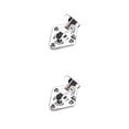 thumbnail image 1 of Eigraketly Drum Leg Base Smooth Surface Guitar Brackets Screw Holes with Musical Percussion Bottom Mount Base Accessories Part Como se muestra 2piezas, 1 of 6