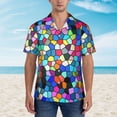 thumbnail image 4 of Balery Men'S Summer Hawaiian Shirts Short-Sleeve Design Name Printed Casual Shirts - Size Name, 4 of 9