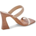thumbnail image 3 of Dolce Vita Novah Taupe Multi Embossed Stella Slip On Spool Heeled Dress Sandals (Taupe Multi Embossed Stella, 5), 3 of 9