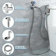 thumbnail image 3 of Luniquz Handheld Bidet Sprayer for Toilet, Bidet Sprayer Muslim Shower Bathroom Water Spray Jet Spray Diaper Sprayer Feminine Hygiene Cleaning Premium Stainless Steel, 3 of 7