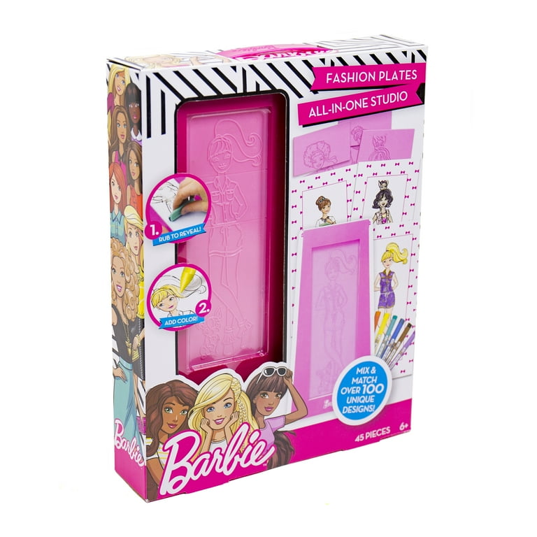 Barbie Fashion Plates All in One Studio