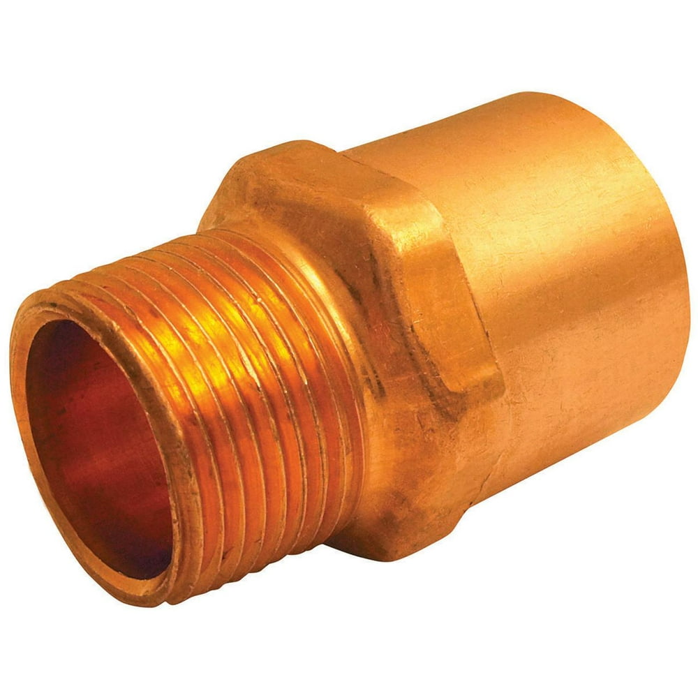 EPC 30316 Pipe Reducing Adapter, 3/4 x 1/2 in, Copper x MNPT, Wrot