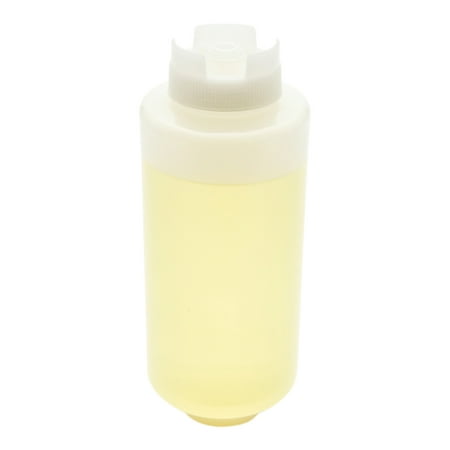 Plastic Squeeze Bottle - First In First Out - Inverted - With Refill And Dispensing Lids - Clear - 32oz. - 1 Count