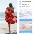 thumbnail image 4 of Beach Towel Red Fish Scales Bath Pool Towels Ombre Fish Tail Absorbent Beach Towel Soft Large Quick Dry Lightweight Camping Travel Sports Yoga Gym Swim Towels for Adult 35x70 Inch, 4 of 9