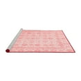 thumbnail image 2 of Ahgly Company Machine Washable Indoor Round Oriental Red Traditional Area Rugs, 8' Round, 2 of 4
