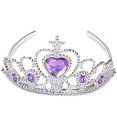 thumbnail image 4 of Girl's Tiara Rhinestone Decor Dress up Tiara Princess Crown with Princess Wand, 4 of 9