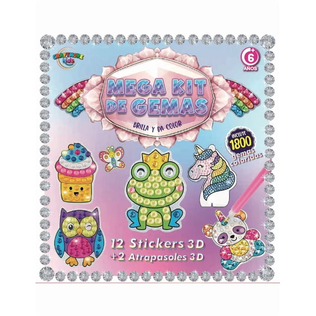 Kit Pintura de diamantes de gema para niños arte y manualidades