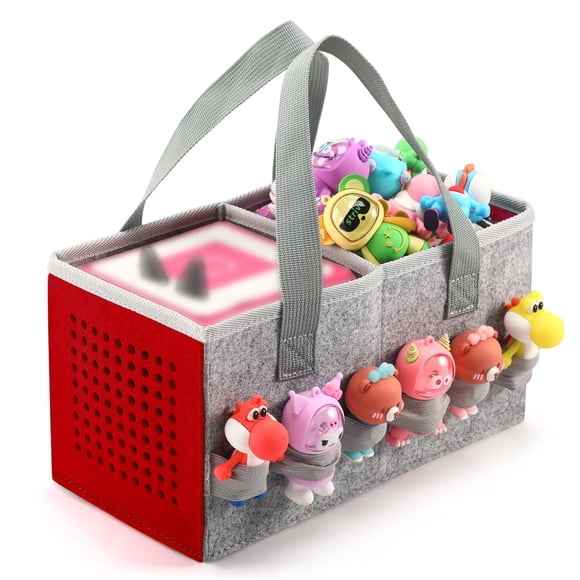 Funda de transporte de fieltro Seracle para reproductor de audio Toniebox 1/2