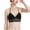 Black, variant on IROINNID Women's Bras Triangle Bralette Solid Thin Cup Girl Comfortable Lace Rimless Underwear