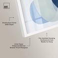 thumbnail image 4 of Serene Overlap II Shadowbox Print Modern Wall Decor by Art Remedy, White Frame, 24 x 24, 4 of 7