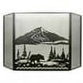 thumbnail image 2 of Meyda Tiffany 31616 Mesh Screen Fire Screen From The Black Bear Collection - Black, 2 of 2