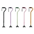 thumbnail image 5 of Orange Adjustable Cane for Men & Women - Lightweight & Sturdy Offset Walking Stick - w/Quadruple Tip - Mobility Aid for Elderly, Seniors, 5 of 5
